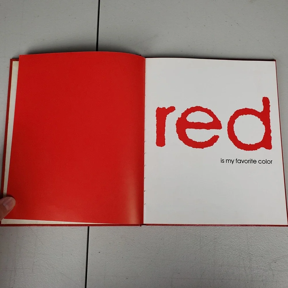 Red Is My Favorite Color and Other Poems Phyllis Halloran 1988 Hardcover Book